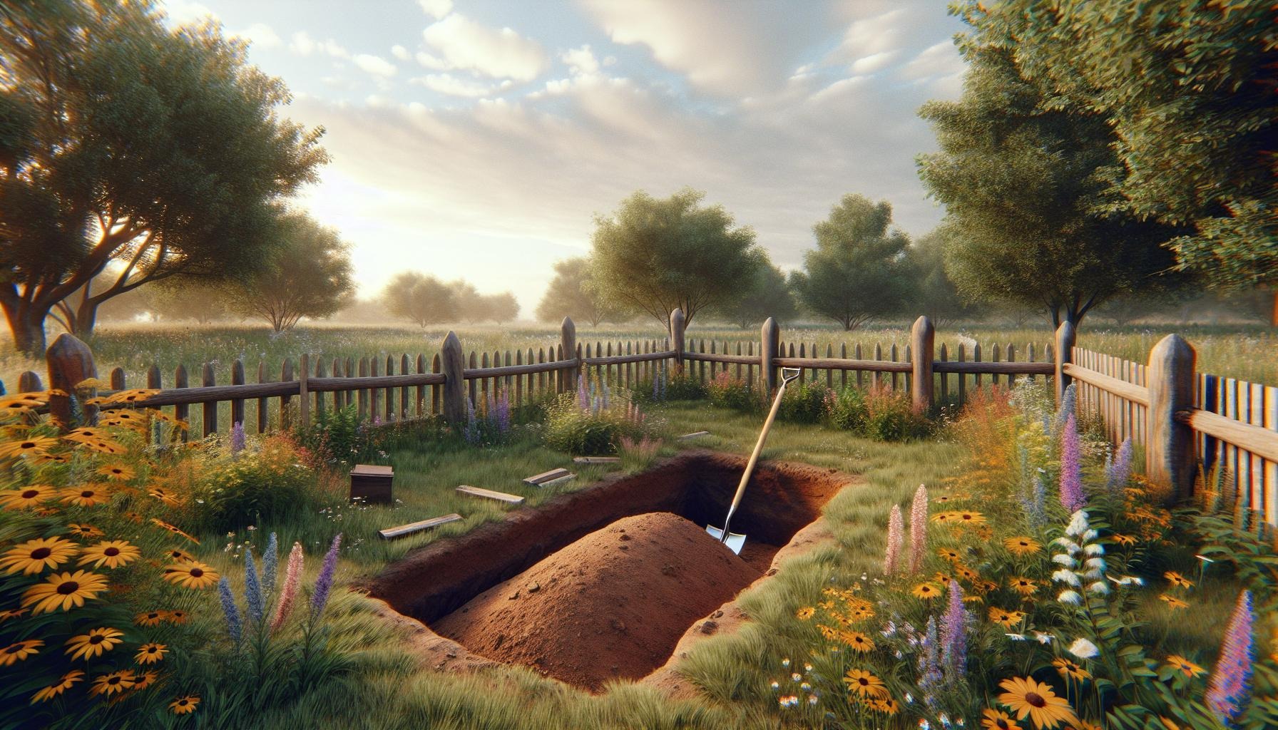 can i bury a family member on my property