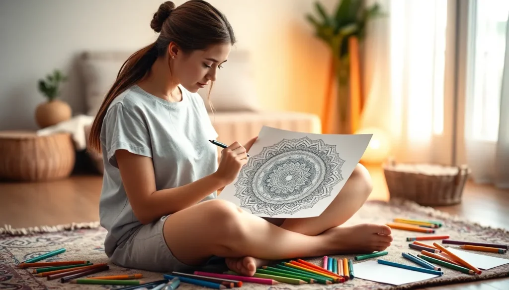 mindfulness coloring